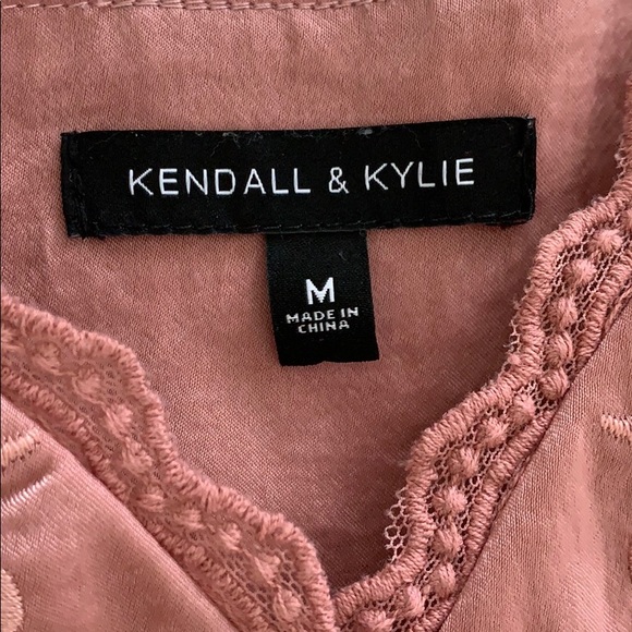 Kendall & Kylie mauve pink silky romper. - Picture 2 of 3